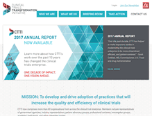 Tablet Screenshot of ctti-clinicaltrials.org